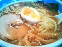 「中華そば大盛り/魚介強め（￥700）」@中華そば 麦家の写真