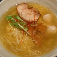 「銀笹塩ラーメン￥800 + 大盛￥100」@麺処 銀笹の写真
