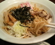 「ゆず和えソバ（中盛り）900円」@三ツ矢堂製麺 御徒町店の写真