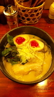 「味噌ラーメン【780円】 味玉【100円】 冬季限定」@旬麺しろ八の写真