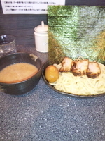 「特製バカつけ麺 大盛サービス 中太麺」@麺バカ息子の写真