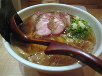 「肉盛りそば（大盛）」@中華蕎麦 蘭鋳の写真