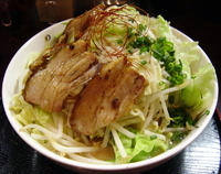 「醤油（麺150g）750円 + 大盛（150g）100円 + 野」@醤五郎の写真