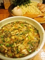 「つけめん（大盛）+スペシャル」@鶏の穴の写真