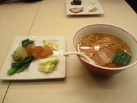 「年の瀬ラーメン（冬の七草中華）（800円）」@本枯中華そば 魚雷の写真