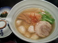 「銀笹塩ラーメン 鯛つくね」@麺処 銀笹の写真