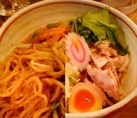 「汁無まぜそば（大盛）（900円）」@中華そば 椿の写真