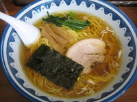 「支那そば[650円]+小ライス[100円]」@ラーメンかずらの写真