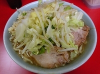 「小ラーメン（にんにく）」@ラーメン二郎 中山駅前店の写真