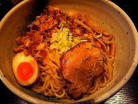 「あぶらめん￥600+揚げネギ￥150+大盛（0.5玉）￥100=」@中屋の写真