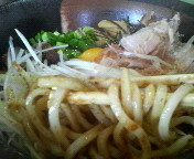 「【限定】まぜそば2（温） 750円」@ラーメン天天の写真