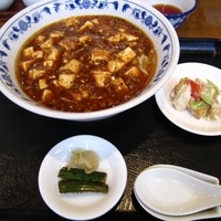 「麻辣麺セット940円」@中国料理 滋味菜館の写真