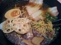 「たまり醤油らーめん 650円」@らーめん村里木 友部SA（下り）の写真