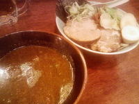 「つけ麺」@濃厚エキス醤油 どくろ印らーめんの写真