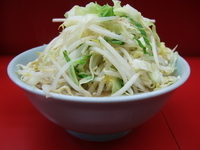 「小ラーメン+ヤサイニンニク」@ラーメン二郎 中山駅前店の写真