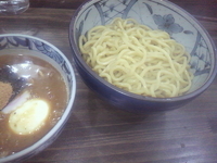 「あつもり（700円）+特製塩味玉（100円）」@麺屋 なか丸の写真