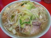 「小ラーメン （ニンニク・カラメ）」@ラーメン二郎 中山駅前店の写真