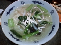 「ザーサイ麺（白湯）」@中国料理 皇閣の写真