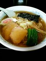 「ラーメン 600円」@手打らーめん 海の写真