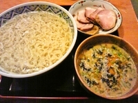 「【夜限定】釜揚げ坦々+炭焼きチャーシュー5枚」@自然派ラーメン 神楽の写真