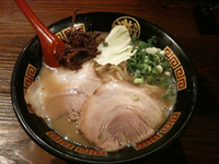 「釜炊き豚骨ラーメン」@釜炊き豚骨ラーメンきら星 満天の写真