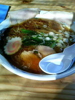 「ラーメン大盛 750円」@手打ち中華そば 白圡屋の写真