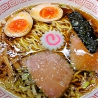 「王道の醤油ラーメン玉子入り」@昭和歌謡ショーの写真