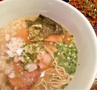 「鶏白湯+チャーシュー1枚+大蒜辛肉飯（700円+100円+130」@喜元門 つくば東光台店の写真