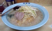 「ネギラーメン 醤油  中  750円」@ラーメン青木亭 瀬崎店の写真