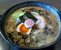 「焦がし味噌麺（ランチサービス大盛無料）900円」@銀座 五行の写真