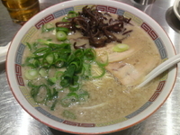 「ラーメン+ネギ+キクラゲ」@一風堂 大森店の写真