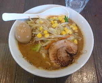 「味玉白味噌タンメン（850円）」@麺食堂 杜屋の写真