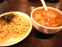 「胡麻珈哩つけ麺」@桃天花の写真