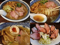 「「らーめん大盛」￥750+特盛（チャーシュー2枚・味玉・メンマ増」@燦燦斗の写真