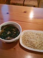 「つけ麺 1.5玉 700円」@手打ち中華そば 白圡屋の写真