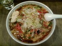 「もやしあんかけそば（黒）中盛、油多め」@もやしあんかけそば とろ丸の写真