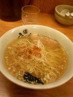 「塩ラーメン 750円」@塩専門 ひるがお 東京駅店の写真