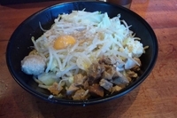 「まぜそば」@製麺所 豚とこむぎの写真