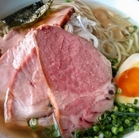 「煮干蕎麦（塩）+チャーシュー増し2枚（直火2・炭火1）730円+」@喜乃壺の写真