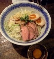 「油そば+味玉+肉増し」@燦燦斗の写真