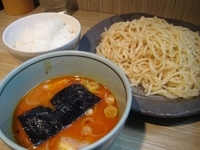 「つけ麺[大盛り]+小ライス」@つけめん専門店 一歩の写真