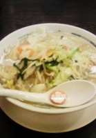 「野菜たっぷりタンメン大盛り（490円+クーポン）」@日高屋 蒲田南口店の写真