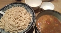 「スパイシーカレーつけ麺（中:880円）」@江戸前つけ麺 サスケの写真