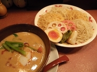 「とり担々つけそば（正月限定）」@らーめん天神下 大喜の写真