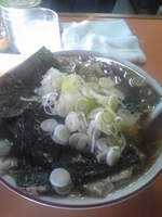 「青島チャーシュー+刻みネギ+海苔」@青島食堂 宮内駅前店の写真