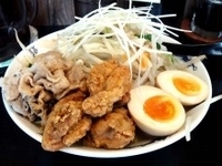 「しお爆来野菜大盛り+特製トッピング（680+200=880円）」@頂上タン麺 爆来の写真