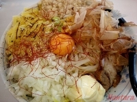 「まぜそば（中盛）」@大勝軒満帆 行田店の写真