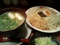 「純とりつけそば+きざみねぎ」@らーめん天神下 大喜の写真