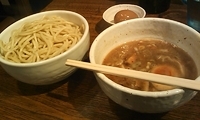 「つけめん中盛り+味付けタマゴ」@あさか 麺工房、 朝霞本店の写真