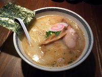 「塩らーめん（660円）+ねこまんま（200円）」@麺肆 秀膽の写真